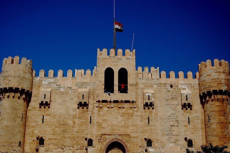 Qaitbay Citadel In Alexandria