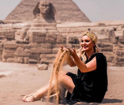 Giza Pyramids and Sphinx