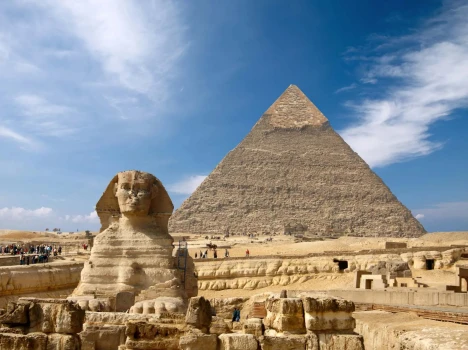 Giza Pyramids and Sphinx