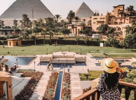 Pyramids view
