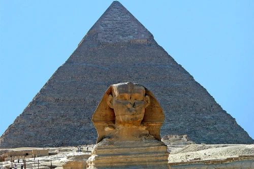 Great Pyramids and Sphinx